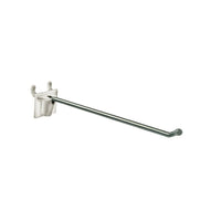 Azar Displays 8" x 0.187" Attached Back, 50 Pack-Galvanized metal with quick back plastic plate