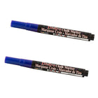 Marvy Uchida Fine-Point Liquid Chalk Markers - Erasable - Dustless - Blue - 2 Pack-Colour: Blue