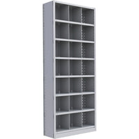 Metalware RK373 Boltless Shelving Unit, 8-Shelves, 36" x 24" x 88", Light Grey-Adjustable shelving system that provides high strength, yet economical storage capacity for your needs