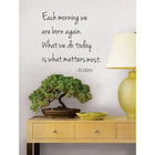 WallPops What Matters Wall Quote, Black-Repositionable, always removable
