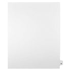 Mark Maker Legal Exhibit Index Tab White Single Tabs, 1/25th Cut, Letter Size, No Holes, Number 49, 25 Pack-White Single Tabs, 1/25th Cut