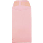 JAM Paper #5.5 Coin Envelopes, 3 1/8 x 5 1/2, Baby Pink, 100 Pack-Pink Envelopes