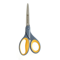 Westcott 7" Titanium Bonded Straight Scissors-Titanium Bonded blades are 3 times harder than untreated stainless steel, stays sharper longer!