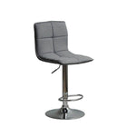 Plata Import Lutch Adjustable Stool, Grey (ST-8550F-G)-Bar Stool