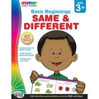 eBook: Spectrum 704169-EB Same & Different - Grade Preschool - K-You will receive two emails: one confirming your entire order, and one with a "Download Software" buttonYou can download immediately or return to your email to download later