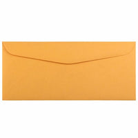 JAM Paper #12 Manila Envelopes - 4 3/4" x 11" - Brown Kraft Manila - 100 Pack-Colour: Brown Kraft #12 Commercial Envelopes