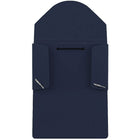 JAM Paper Plastic Business Card Case, Navy Blue, 5 Pack (291618968g)-Portfolio closure: Elastic