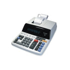 Sharp EL2615PIII 12-Digit Desktop Printing Calculator- White-Large 12-digit, easy-to-read fluorescent display