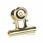 JAM Paper Metal Bulldog Clips - Small - 22mm - Gold - 25 Pack-Clip & Fastener Type
