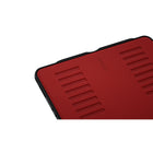 Zugu Alpha Case for 12.9" iPad Pro (2021) - Red-High Quality external matte synthetic red leather