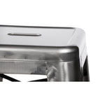 Plata Decor Tolix 30"H Stool - Gunmetal - 2 Pack-No assembly required