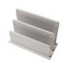 Martha Stewart Linen Letter Sorter - Grey-Comes in grey linen finish