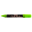 JAM Paper Marvy Uchida Liquid Chalk Markers Erasable Dustless - Broad Point - Lime Green-Lime Green Chalk Marker