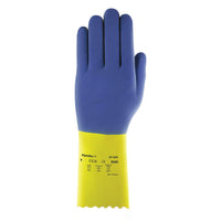 Ansell Neoprene Over Natural Rubber Latex Chemi-Pro Gloves - Heavy-Duty - Size 8-General purpose, Rubber, Neoprene