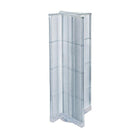 Azar Displays Floor Display Pinwheel Spinner, 60" x 16", Clear (700420-CLR)-Clear Plastic