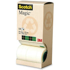 Scotch Magic Tape with Dispenser Tower, 14 Pack-Recycled tape dispenser tower comes with 14 rolls of 19mm (3/4") x 33m (108') magic tape that disappears on paper and doesn't show on paper