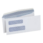Staples #8 Double Window Security Envelopes with Gummed Flaps - 3-5/8" x 8-5/8" - 500 Pack-Two-window design displays both the return and mailing addresses