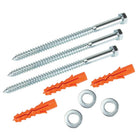 SCN Industrial Car Stops, 15 Pack-For 6' Car Stops