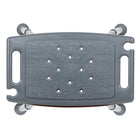 Flash Furniture Chaise De Bain Et Douche Réglable série HERCULES-Gris (DCHY3410LGRY)-Cadre en aluminium à l'épreuve de la corrosion à hauteur réglable