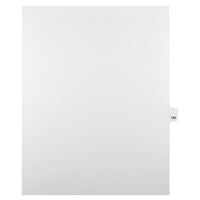 Mark Maker Legal Exhibit Index Tab White Single Tabs, 1/25th Cut, Letter Size, No Holes, Number 190, 25 Pack-White Single Tabs, 1/25th Cut