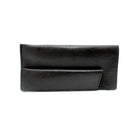 Ashlin CALABRIA Single Eyeglass Case with Pen Loop, Black-Slim profile design