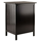 Winsome Blair Accent Table, Coffee Finish (23218)-Wainscoting side panels