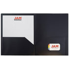 JAM Paper Plastic 2 Pocket School POP Folders, Black, 96 Pack-Usage: Folders are perfect for helping you stay organized at school, the office, home, or on the go