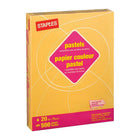 Staples 30% Recycled Coloured Copy Paper - Letter - 8-1/2" x 11 - Goldenrod - 5000 Sheets-20 lb.