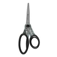 Westcott 8" X-RAY Antimicrobial Scissors, Charcoal-Product is infused with antimicrobial protection to inhibit the growth of bacterial odours