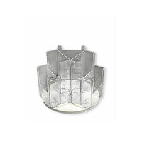 Azar Displays Multi-Pocket Tri-Fold Brochure Revolving Counter Display, 6-Pocket (252806)-Brochure holders