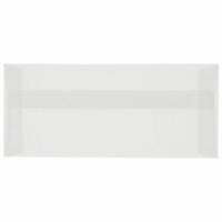 JAM Paper #10 Business Translucent Vellum Envelopes - 4.125" x 9.5" - Clear - 25 Pack-Colour: Clear
