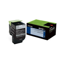 Lexmark 801HK High-Yield Return Program Black Toner Cartridge-Black toner produces sharp, professional documents