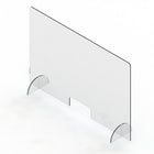 Mark Maker Acrylic Sneeze Guard - 47.5" W x 31.5" H-Our transparent hygiene sneeze guards reinforce social distancing, while helping to protect front-line employees and customers against the potential spread of germs