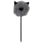 Merangue Puff Ballpoint Pen - Cat Face - 0.7mm-Ballpoint pen