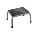 Drive Medical Footstool with Non Skid Rubber Platform, Without Handrail-Silver Vein, Steel