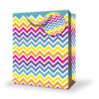 Millbrook Studios Small Gift Bags, Chevron, 12 Pack (47407)-4.5" x 2.5" x 5.75"