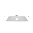 OLFA SKB-2 Dual-Edge Safety Blades - Silver - 50 Pack-Silver high-carbon Japanese tool steel