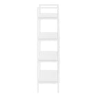 Monarch Specialties - 7801 48 po H Etagere - Blanc/Metal Blanc-Dimensions du produit: 23.75 pounces L x 12 pounces P x 48 pounces H