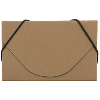 JAM Paper Kraft Ecoboard Business Card Case, Natural Brown Recycled Kraft, 5 Pack (2500 201g)-Natural kraft