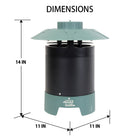 Bite Shield Protector 1/4 Acre Non-Propane Mosquito Trap-Simple user-friendly setup