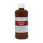 Handy Art Student Acrylic Paint Burnt Sienna 16oz, 3 Pack (RPC101085)-Acrylic paint that can be used on most any surface