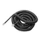 Basic Tech Bt25Rchbk Coiled Cord 25Ft With Rj9 Connector - Black-Quality Construction