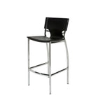 Plata Import Venice Stool, 30"H, Black (A-5041B-B)-39'' H (SH 29") x 17'' W x 17'' D