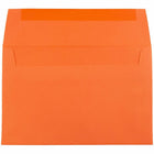 JAM Paper A8 Invitation Envelopes, 5.5 x 8.125, Brite Hue Orange Recycled, 1000 Pack (95740B)-Size: A8 (5 1/2" x 8 1/8")