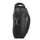 Samsonite Xenon 3 Techlocker 15.6", Black-Padded vinyl wrap textured handles with removable shoulder strap.