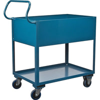 Deep Lipped Service Cart-Shelf Size W" x D" - 24 x 36