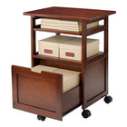 Winsome Piper Work Cart/Printer Stand with Keyboard-5