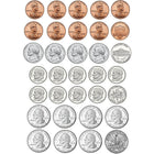 Ashley Math Die Cut Magnet, U.S. Coins, 170/Pack (ASH10067)-Math die cut magnet is perfect for use with magnetic whiteboards, filing cabinets and more for better performance