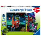 RAVENSBURGER - Dinosaurs in Space  3x49p-Puzzle