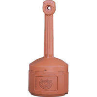 Justrite Smokers Cease-fire 4 Gal, 16 1/2" x 38 1/2", Terra Cotta-FM approved